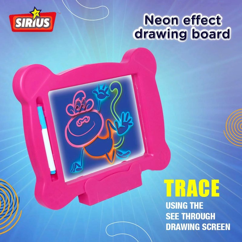 Glow art board on Instagram