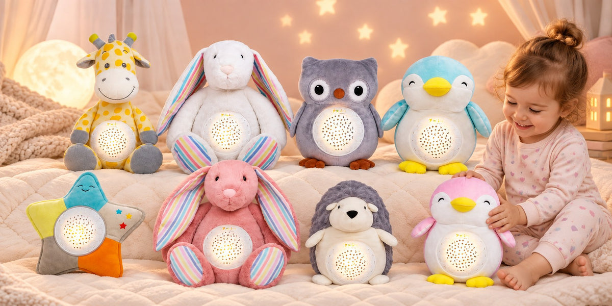 Bedtime with Cosita: how the star-projector soft toys work